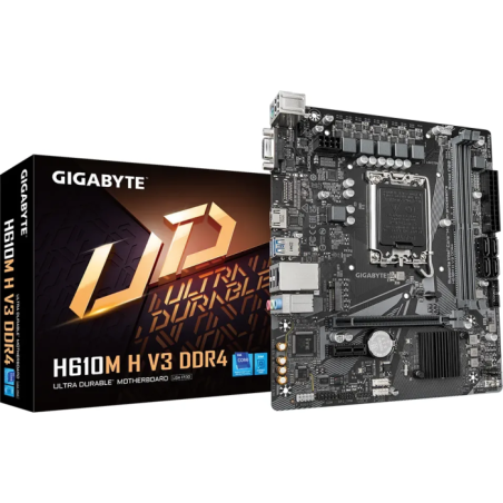Matična plošča GIGABYTE H610M H V3, DDR4, LGA1700, mATX