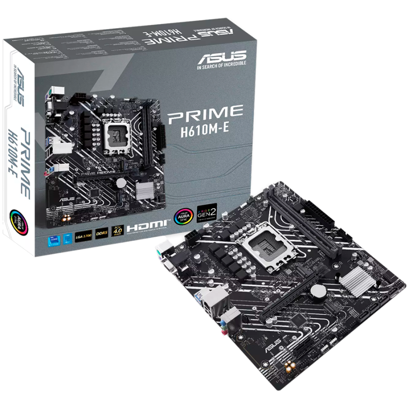 Matična plošča ASUS PRIME H610M-E-CSM, DDR5, mATX, LGA1700