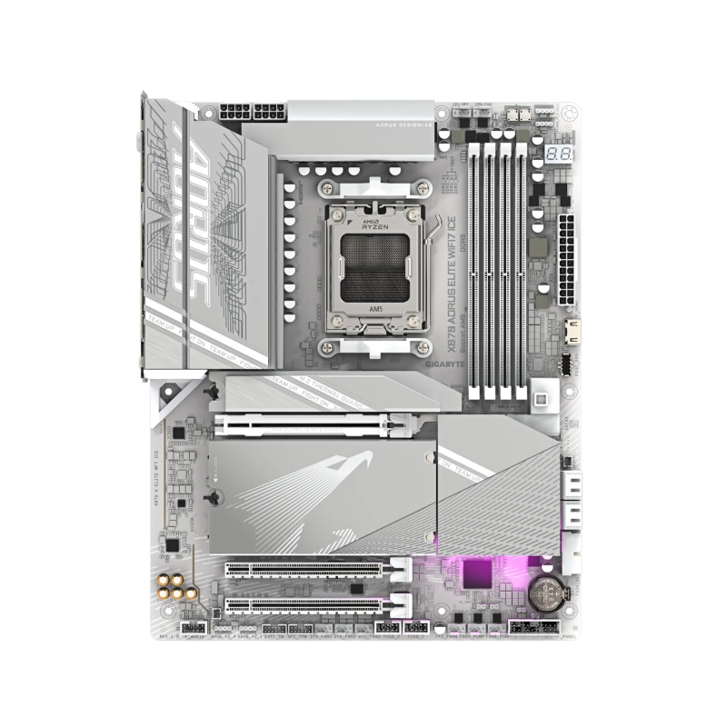 Matična plošča Gigabyte X870 AORUS ELITE ICE WIFI7, DDR5, AM5 ATX