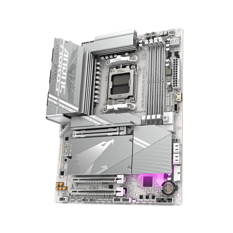 Matična plošča Gigabyte X870 AORUS ELITE ICE WIFI7, DDR5, AM5 ATX