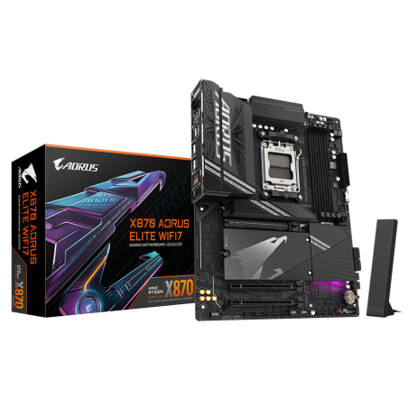 Matična plošča Gigabyte X870 AORUS ELITE WIFI7, DDR5, AM5 ATX