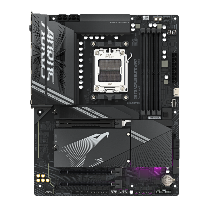 Matična plošča Gigabyte X870 AORUS ELITE WIFI7, DDR5, AM5 ATX