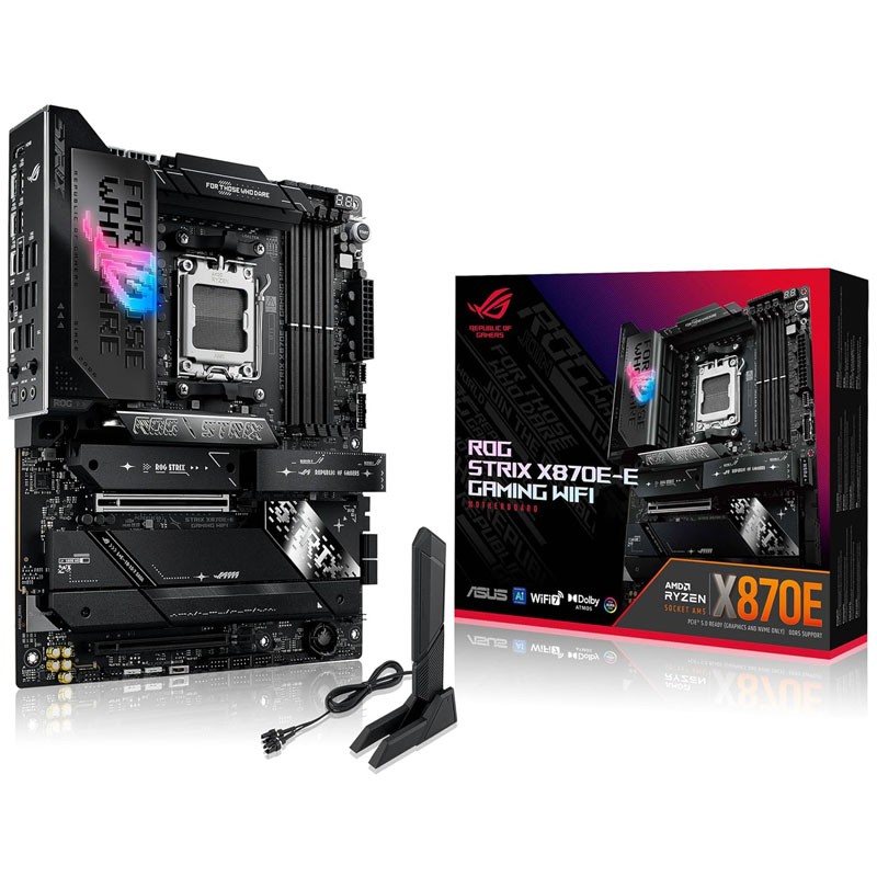Matična plošča ASUS ROG STRIX X870E-E GAMING WIFI, AM5 ATX, DDR5