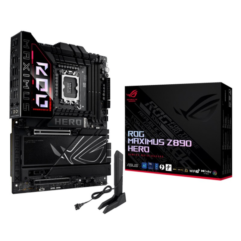 Matična plošča ASUS ROG MAXIMUS Z890 HERO, LGA1851, DDR5, ATX