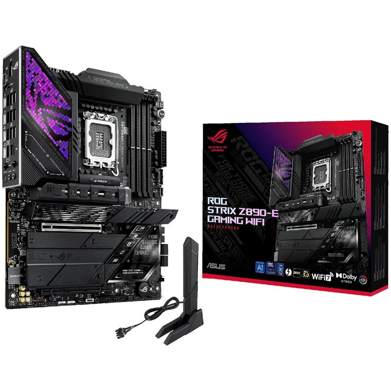 Matična plošča ASUS ROG STRIX Z890-E GAMING, WIFI, LGA1851, DDR5, ATX