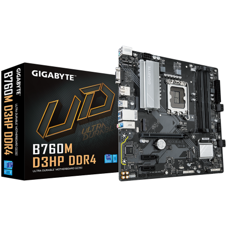Matična plošča Gigabyte B760M D3HP, DDR4, LGA1700, mATX