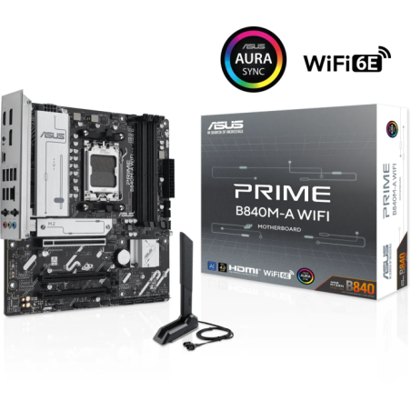Matična plošča ASUS PRIME B840M-A WIFI, AM5, mATX