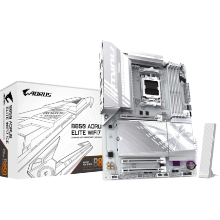 Matična plošča GIGABYTE B850 AORUS ELITE WIFI7 ICE, DDR5, AM5, ATX