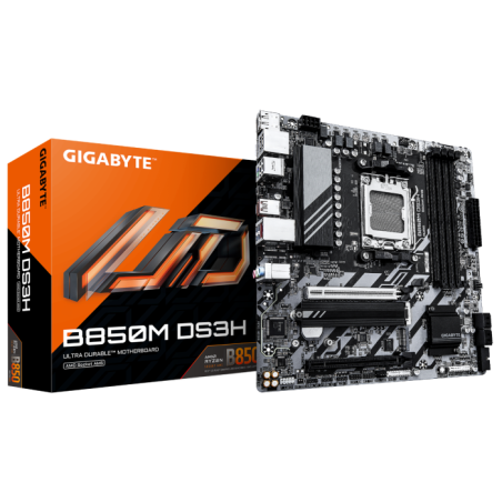 Matična plošča GIGABYTE B850M DS3H, DDR5, AM5, mATX