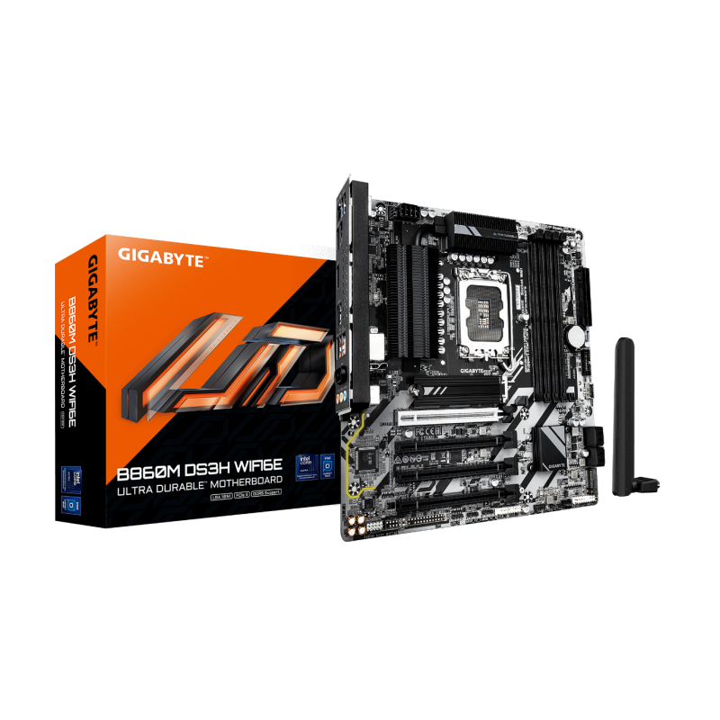 Matična plošča GIGABYTE B860M DS3H WIFI6E, DDR5, mATX