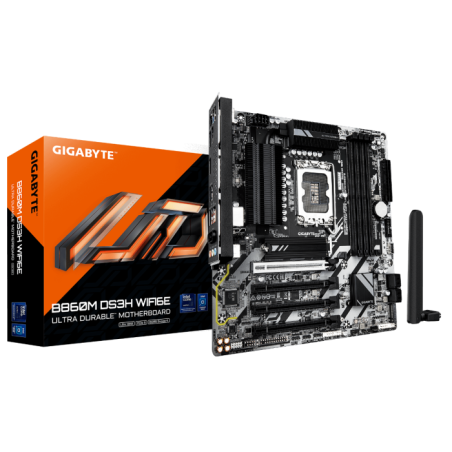 Matična plošča GIGABYTE B860M DS3H WIFI6E, DDR5, mATX