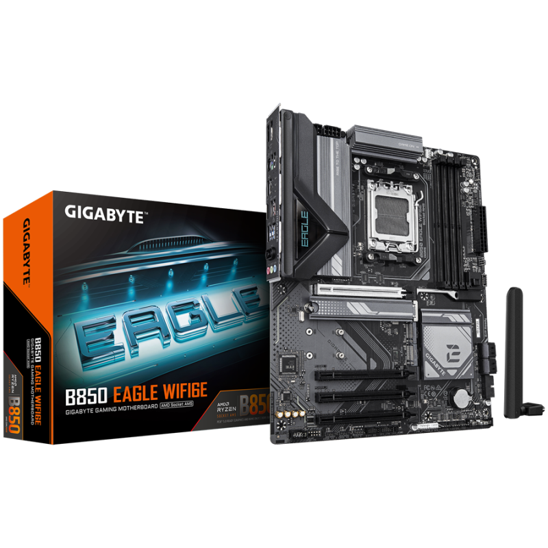Matična plošča GIGABYTE B850 EAGLE WIFI6E, DDR5, AM5, ATX