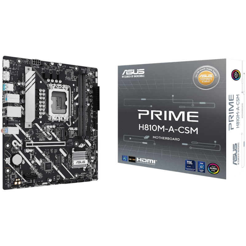 Matična plošča ASUS Prime H810M-A-CSM, DDR5, mATX