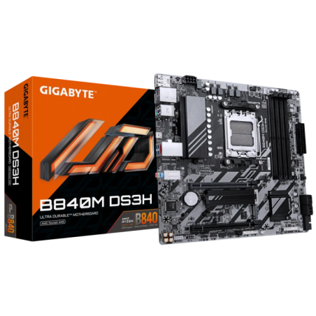 Matična plošča GIGABYTE B840M DS3H, DDR5, AM5 mATX