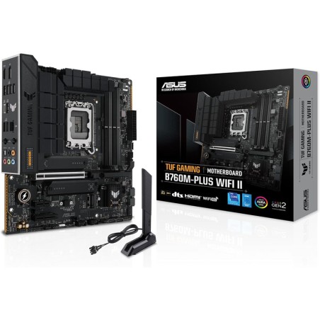 Matična plošča ASUS TUF GAMING B760M-PLUS WIFI II, DDR5, LGA1700, mATX