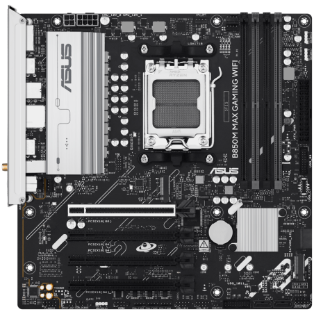 Matična plošča ASUS B850M MAX GAMING WIFI, DDR5, AM5 mATX