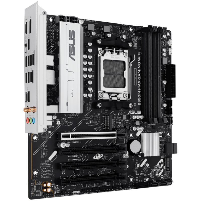 Matična plošča ASUS B850M MAX GAMING WIFI, DDR5, AM5 mATX