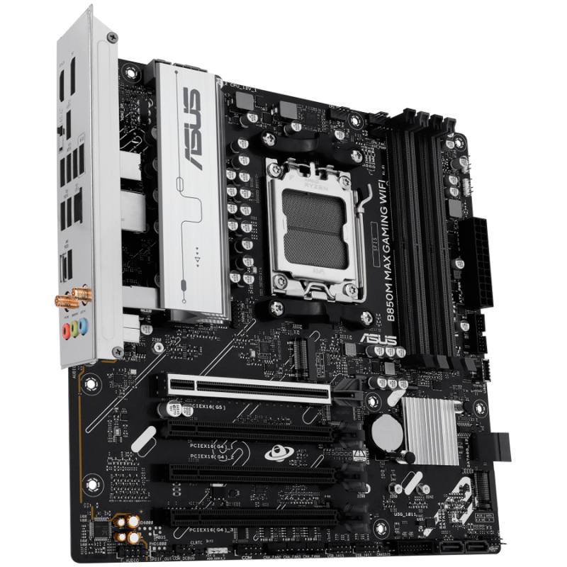 Matična plošča ASUS B850M MAX GAMING WIFI, DDR5, AM5 mATX