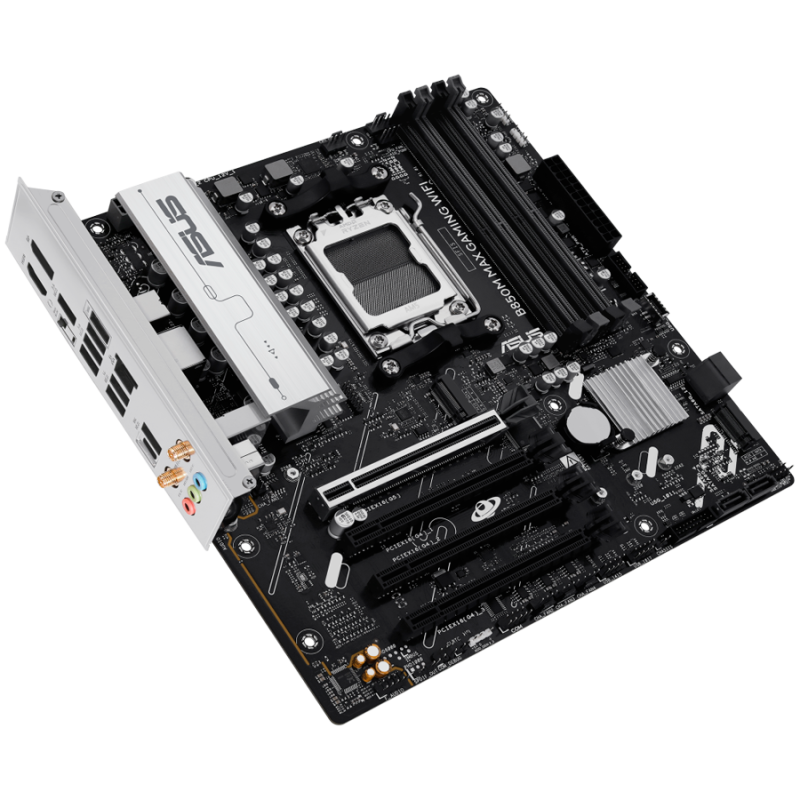 Matična plošča ASUS B850M MAX GAMING WIFI, DDR5, AM5 mATX