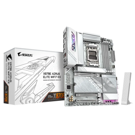 Matična plošča GIGABYTE X870E AORUS ELITE WIFI7 ICE, DDR5, AM5 ATX