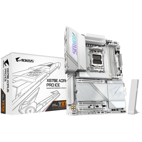 Matična plošča GIGABYTE X870E AORUS PRO ICE, DDR5, AM5, ATX