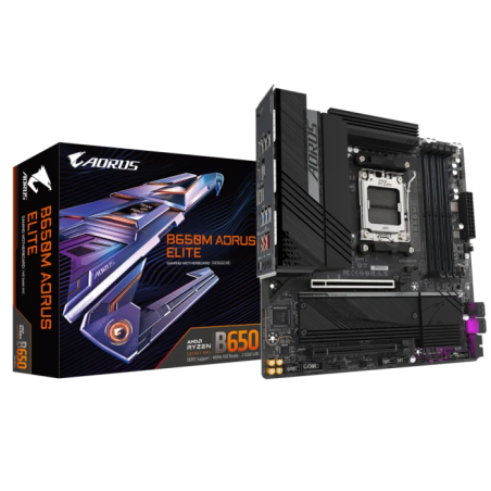 Matična plošča GIGABYTE B650M AORUS ELITE, DDR5, AM5, mATX