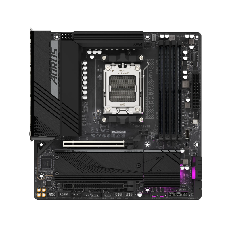 Matična plošča GIGABYTE B650M AORUS ELITE, DDR5, AM5, mATX