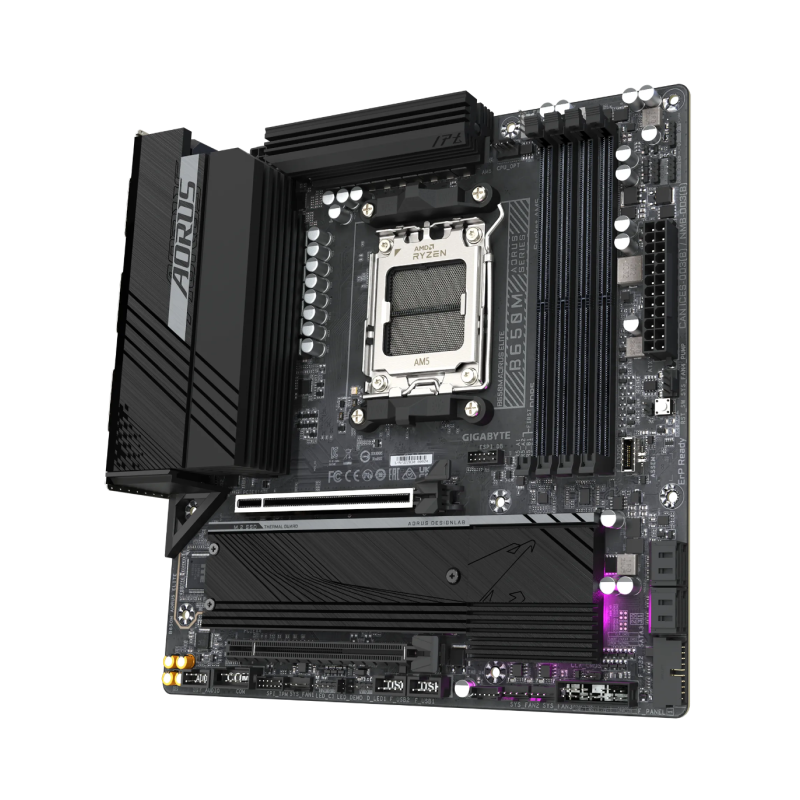 Matična plošča GIGABYTE B650M AORUS ELITE, DDR5, AM5, mATX