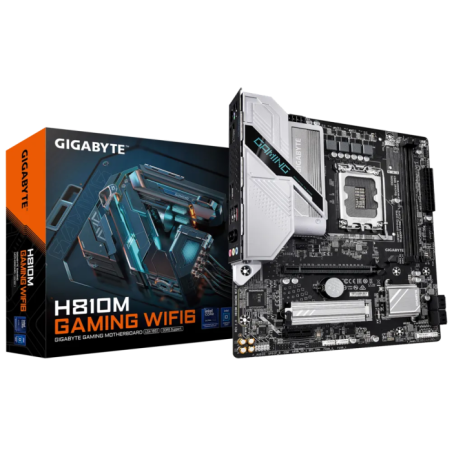 Matična plošča GIGABYTE H810M GAMING WIFI6, DDR5, LGA1851, mATX