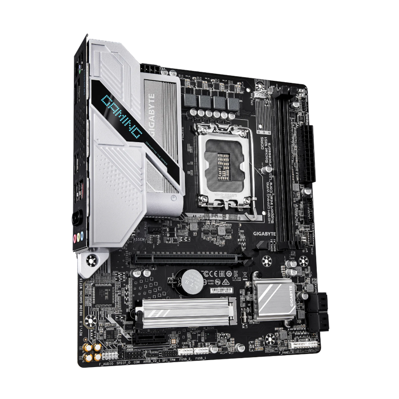 Matična plošča GIGABYTE H810M GAMING WIFI6, DDR5, LGA1851, mATX