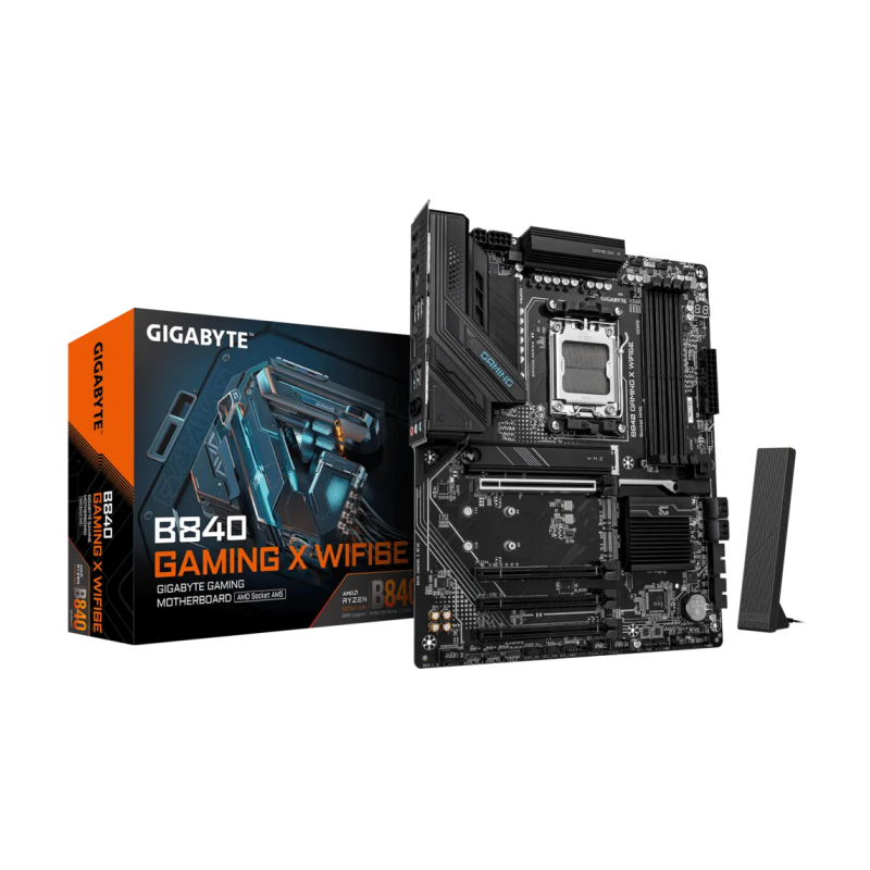 Matična plošča GIGABYTE B840 GAMING X WIFI6E, DDR5, AM5, ATX