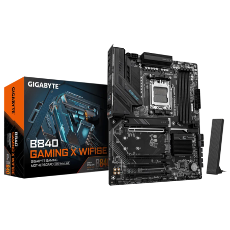 Matična plošča GIGABYTE B840 GAMING X WIFI6E, DDR5, AM5, ATX