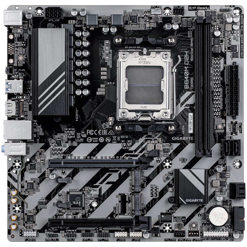 Matična plošča GIGABYTE B840M D2H, AM5, DDR5, mATX