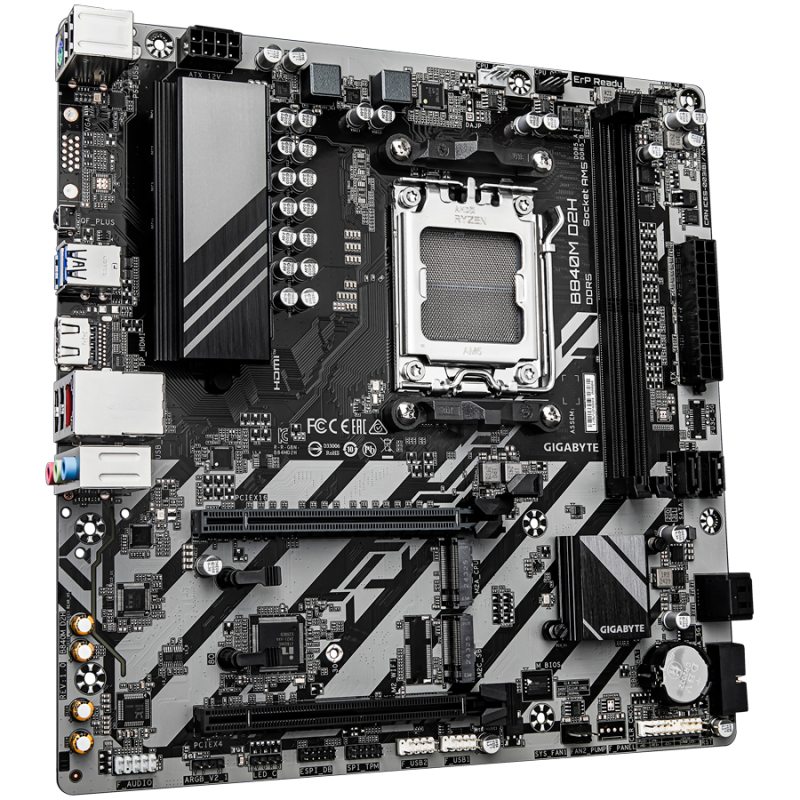 Matična plošča GIGABYTE B840M D2H, AM5, DDR5, mATX