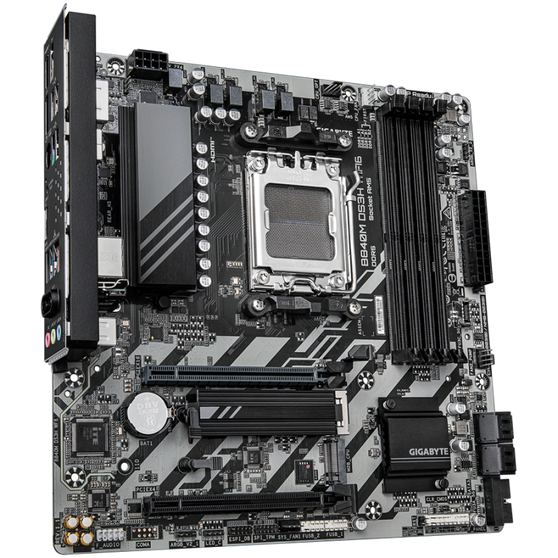 Matična plošča GIGABYTE B840M DS3H WIFI6, AM5, DDR5, mATX
