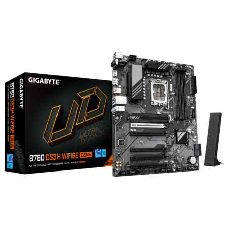 Matična plošča GIGABYTE B760 DS3H WF6E GEN5, LGA1700, DDR5, ATX