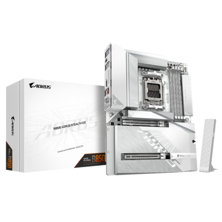 Matična plošča GIGABYTE B850 A STEALTH ICE, AM5, DDR5, ATX