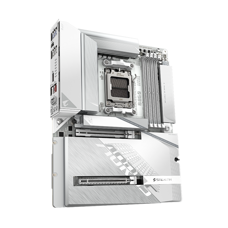 Matična plošča GIGABYTE B850 A STEALTH ICE, AM5, DDR5, ATX