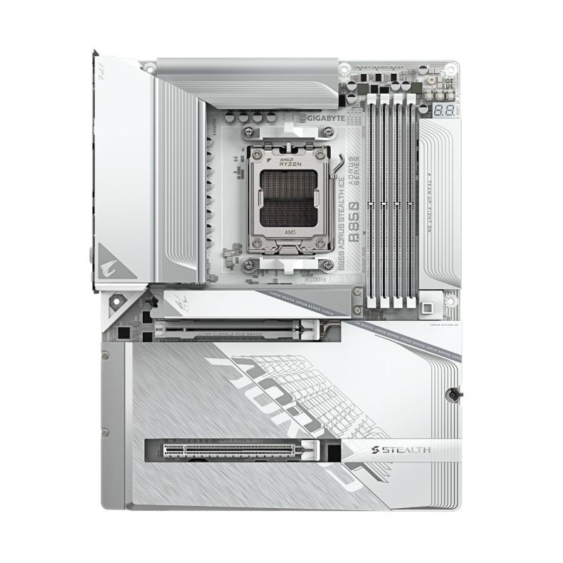 Matična plošča GIGABYTE B850 A STEALTH ICE, AM5, DDR5, ATX