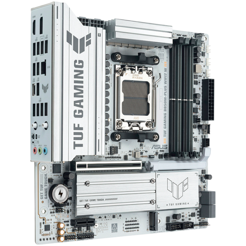 Matična plošča ASUS TUF GAMING B850M-PLUS WIFI7 W, AM5, DDR5, mATX