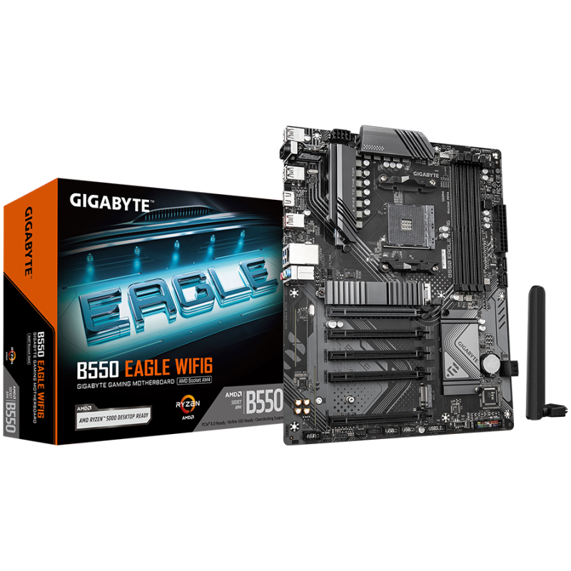 Matična plošča GIGABYTE B550 EAGLE WIFI6, AM4, DDR4, ATX