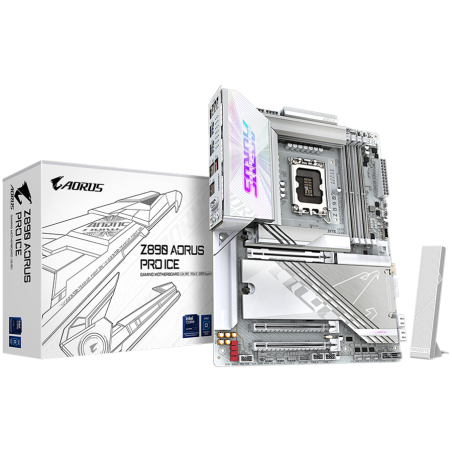 Matična plošča GIGABYTE Z890 AORUS PRO ICE WIFI7, LGA1851, DDR5, ATX