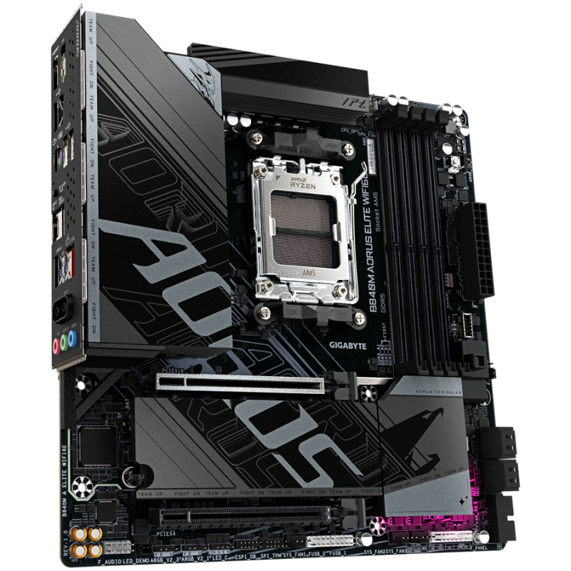 Matična plošča GIGABYTE B840M AORUS ELITE WIFI6E, AM5, DDR5, mATX