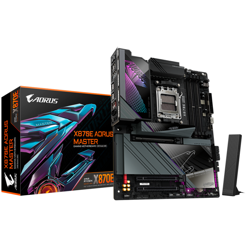 Matična plošča GIGABYTE X870E AORUS MASTER WiFi 7, AM5, DDR5, ATX