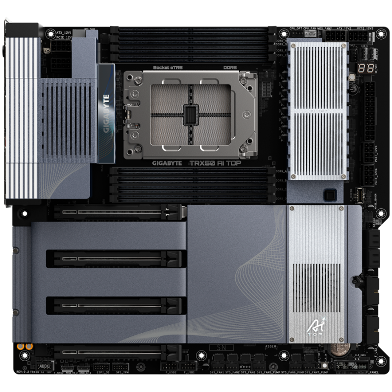 Matična plošča GIGABYTE TRX50 AI TOP 2B WiFI 7, sTR5, DDR5, ATX