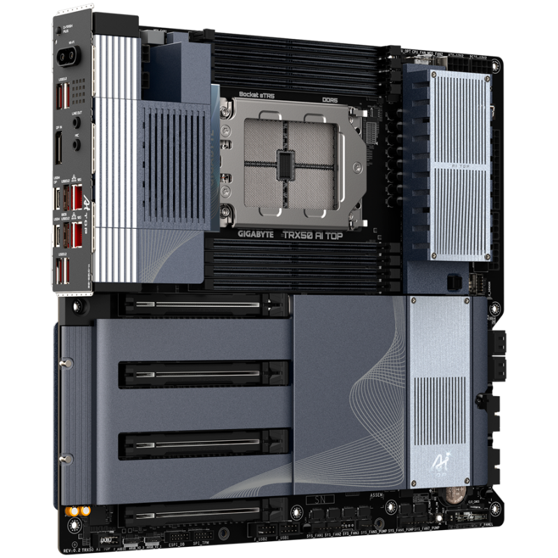 Matična plošča GIGABYTE TRX50 AI TOP 2B WiFI 7, sTR5, DDR5, ATX