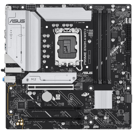 Matična plošča ASUS PRIME B760M-A WIFI II, DDR5, LGA1700, mATX