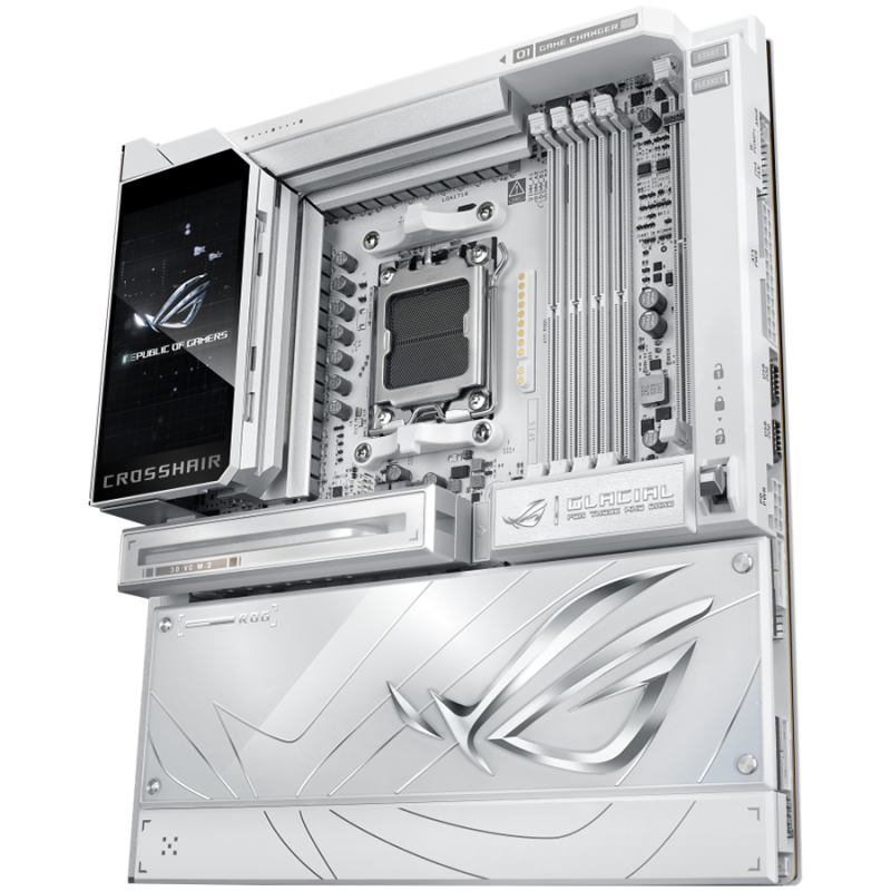 Matična plošča ASUS ROG CROSSHAIR X870E GLACIAL, DDR5, AM5, E-ATX