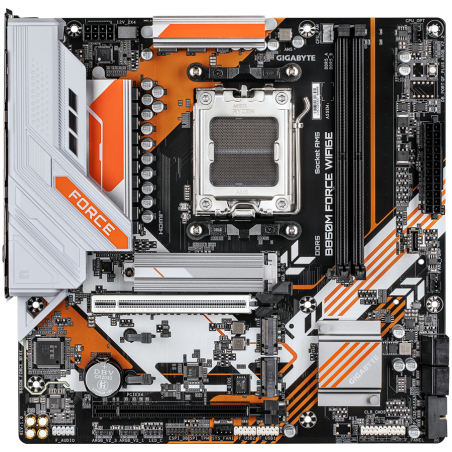 Matična plošča GIGABYTE B850M FORCE WIFI6E, DDR5, AM5, mATX