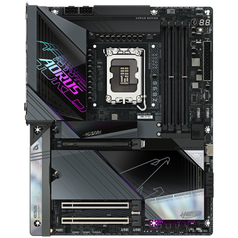 Matična plošča GIGABYTE Z890 AORUS MASTER, DDR5, LGA1851, ATX